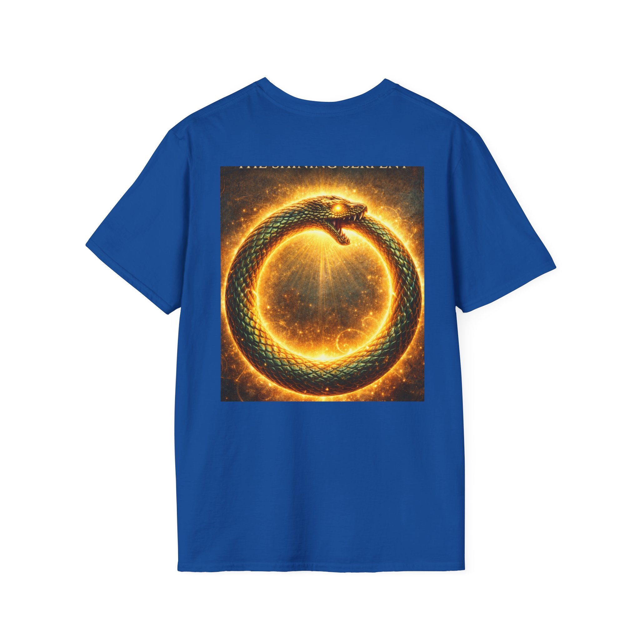 Ouroboros Flame T-Shirt — Fiery Snake Circle Graphic Tee