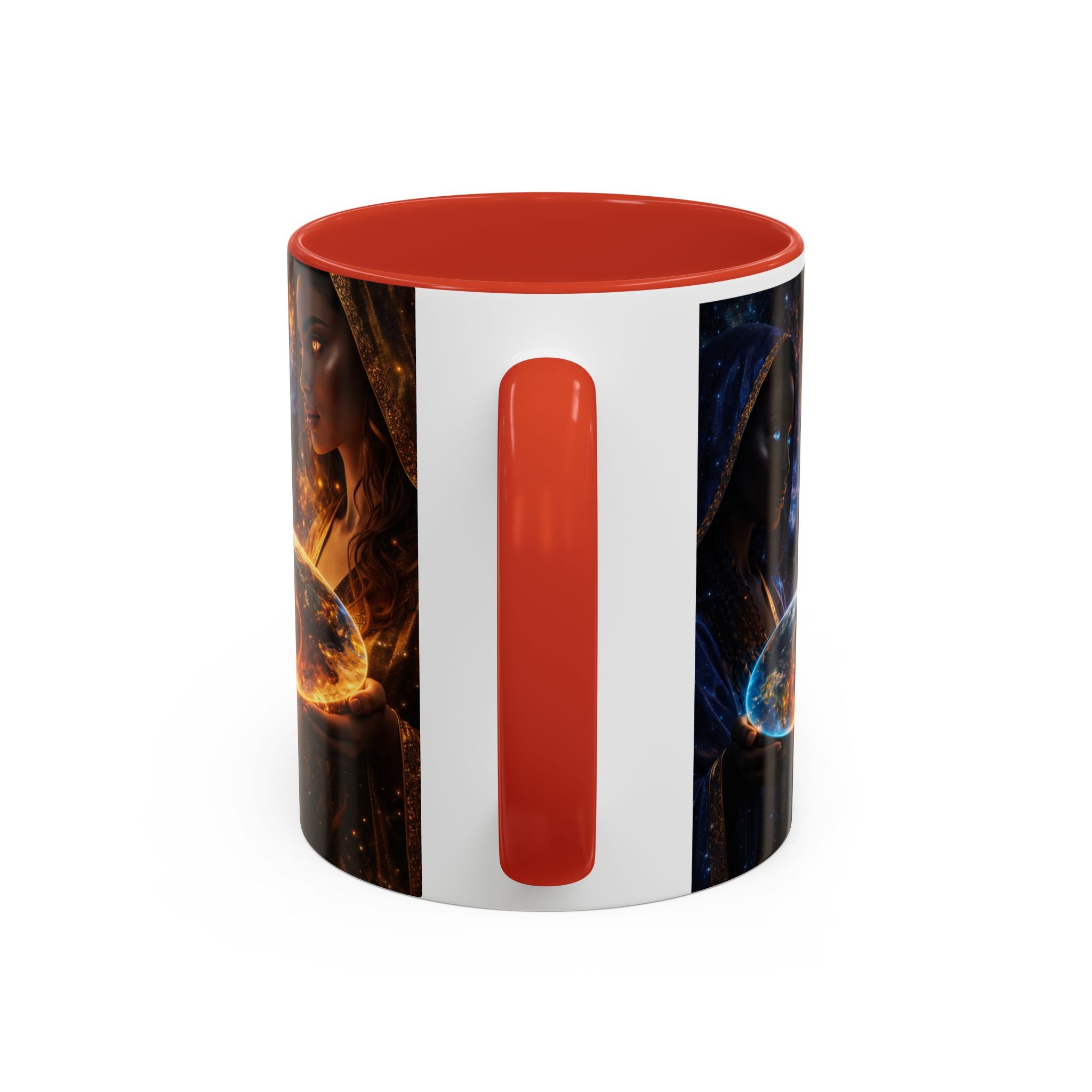 Mystic Sisters Coffee Mug — Cosmic Duality Art 11/15oz Accent Mug