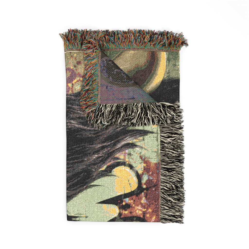 Where's My Pot Woven Throw Blanket – Funny Troll Graphic Decorative Blanket