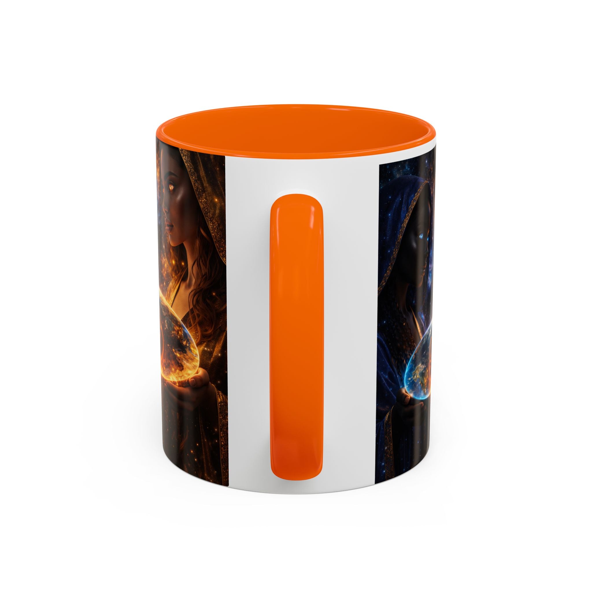 Mystic Sisters Coffee Mug — Cosmic Duality Art 11/15oz Accent Mug