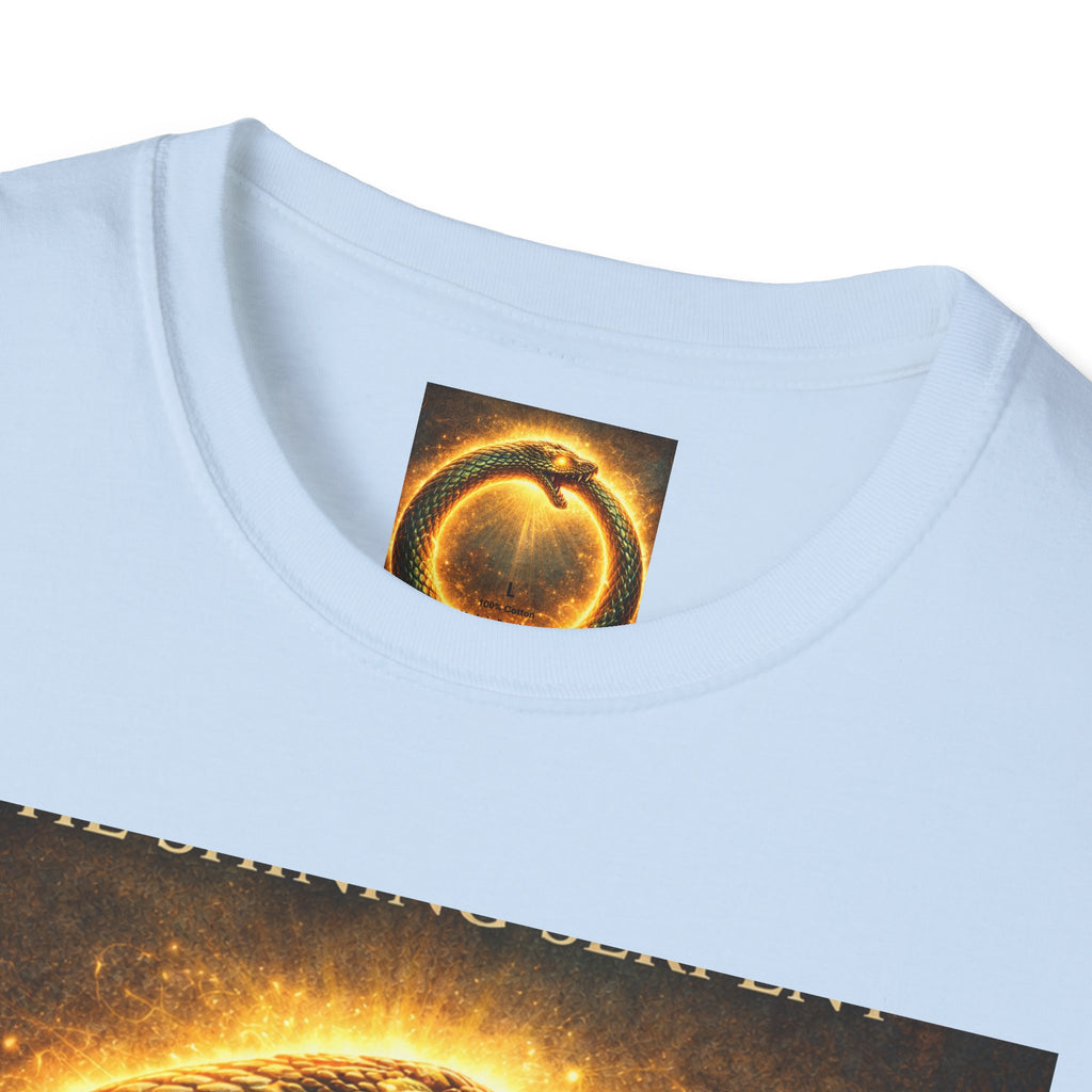Ouroboros Flame T-Shirt — Fiery Snake Circle Graphic Tee