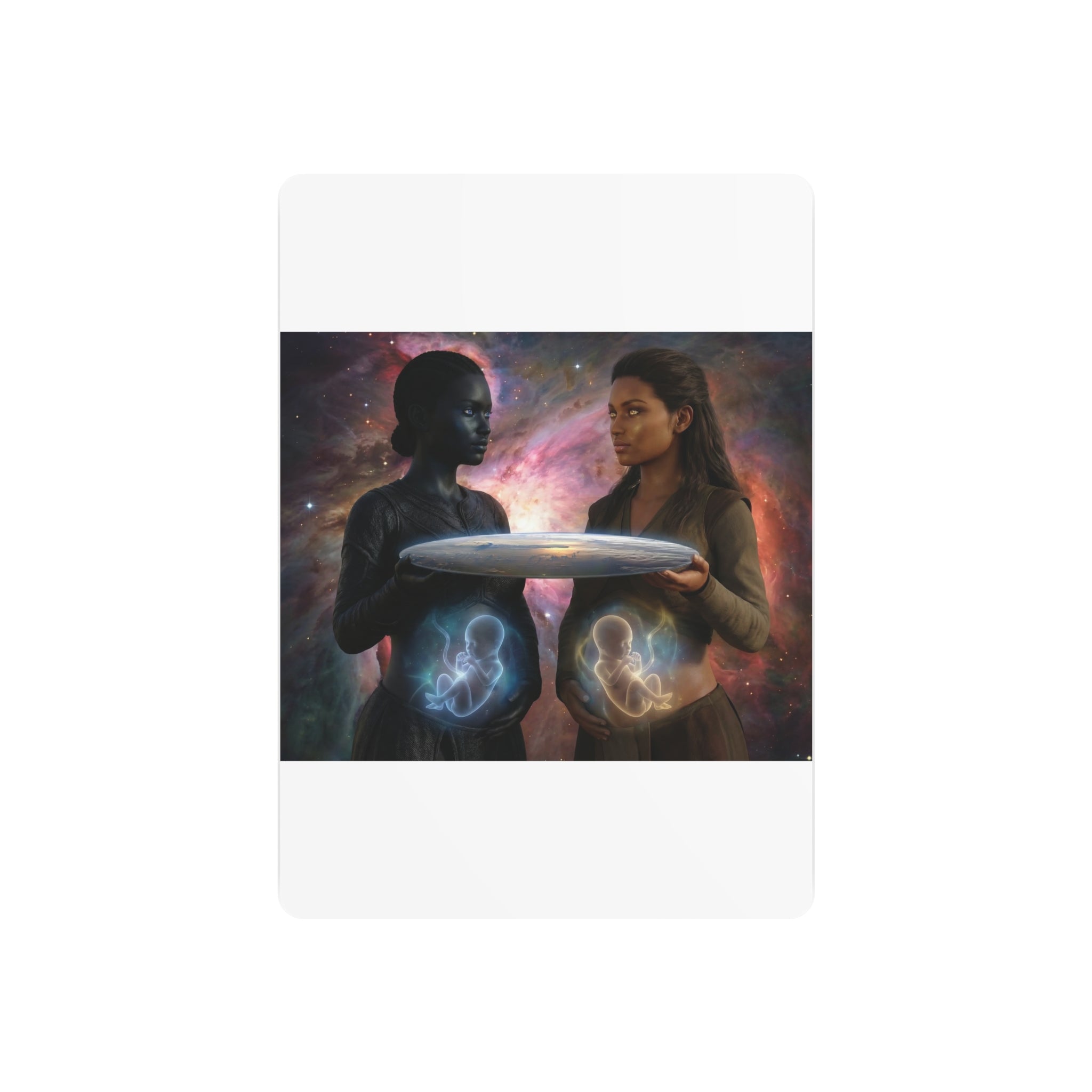 Metal Art Sign — Cosmic Mothers Artwork