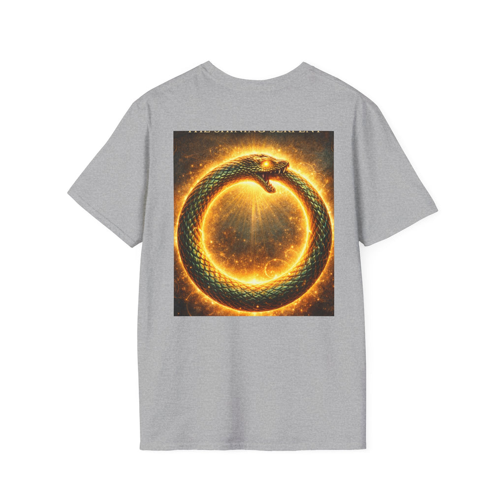 Ouroboros Flame T-Shirt — Fiery Snake Circle Graphic Tee