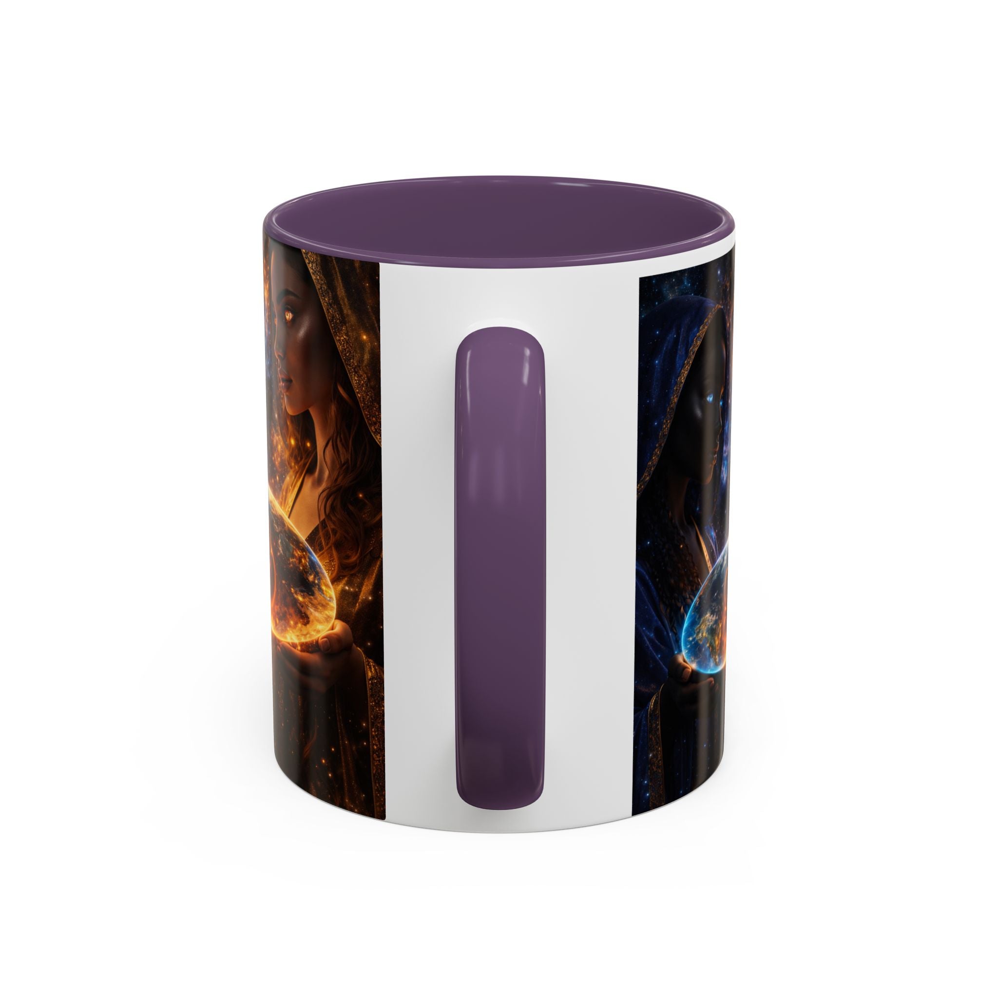 Mystic Sisters Coffee Mug — Cosmic Duality Art 11/15oz Accent Mug