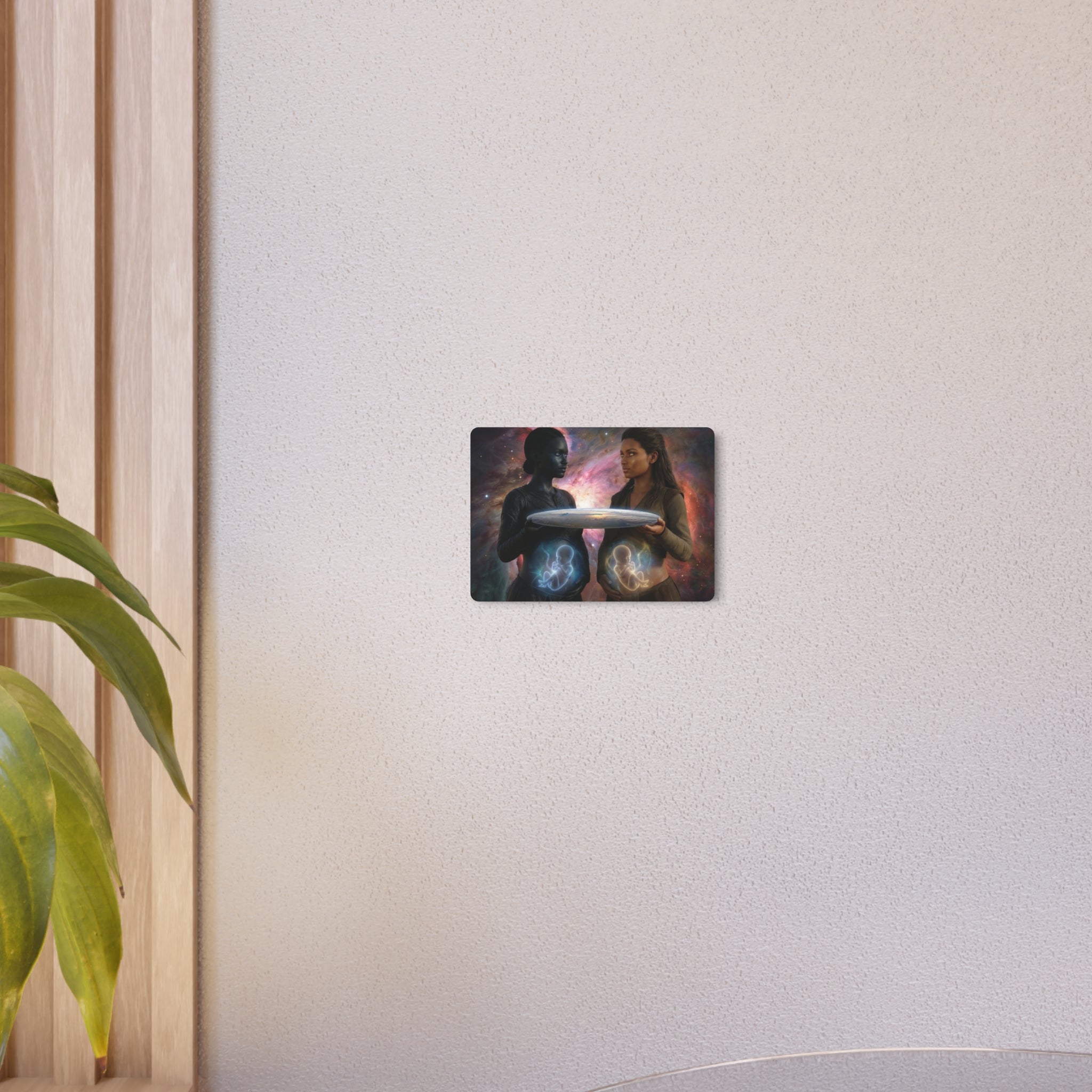 Metal Art Sign — Cosmic Mothers Artwork