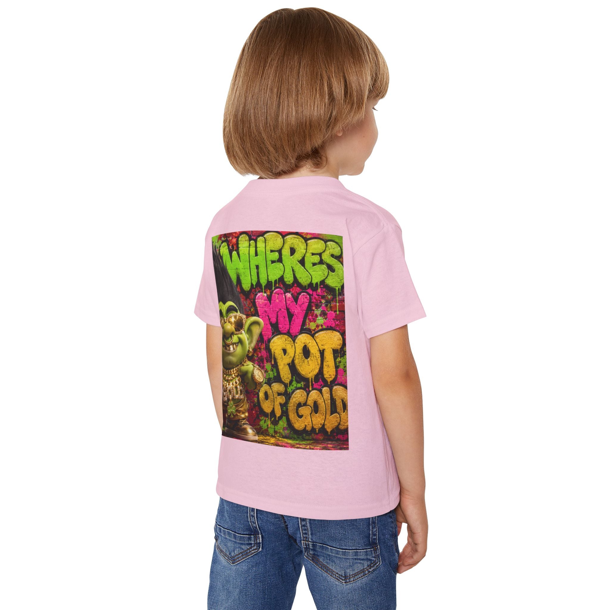 Toddler T-Shirt — "Where's My Pot of Gold" St. Patrick’s Day Troll Tee