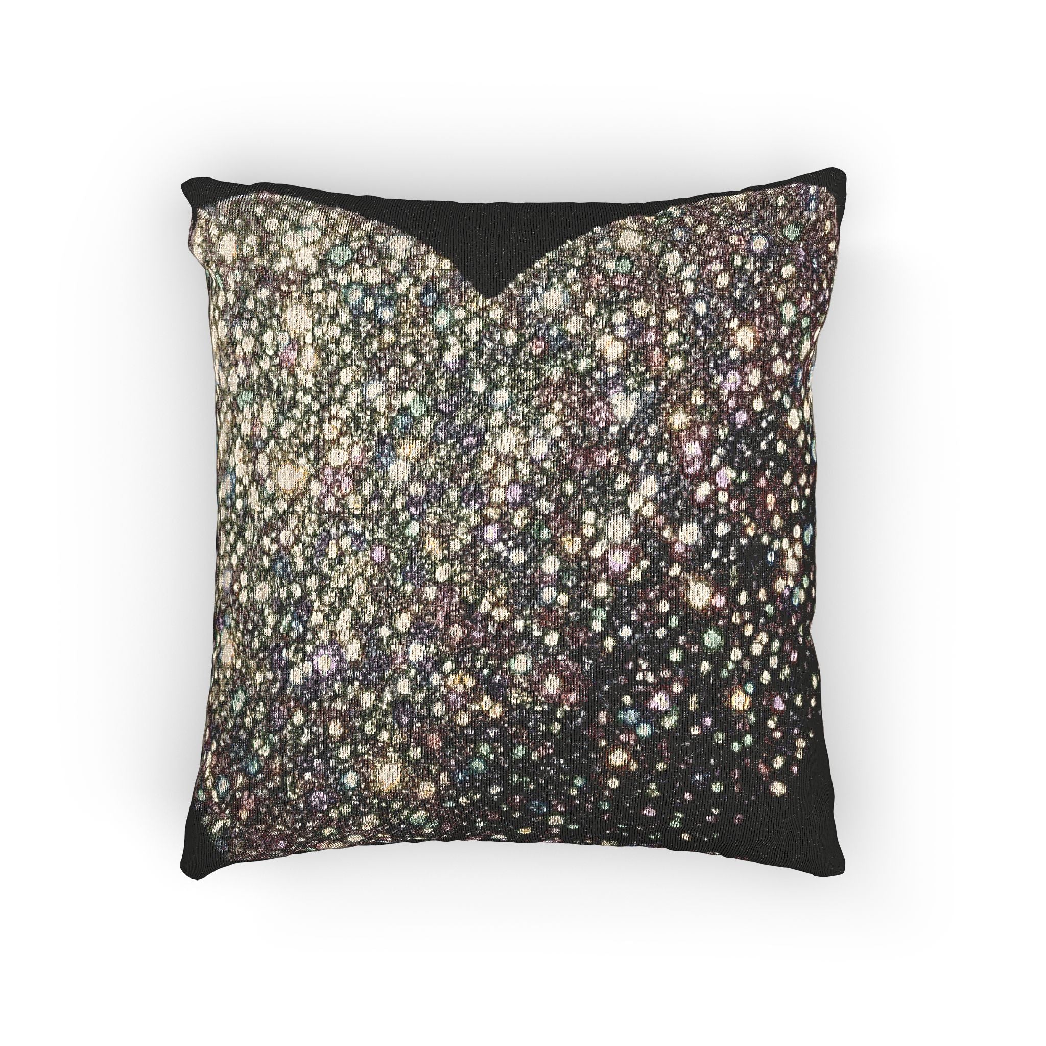 Woven Pillow — Shimmer Mosaic Decorative Throw Pillow
