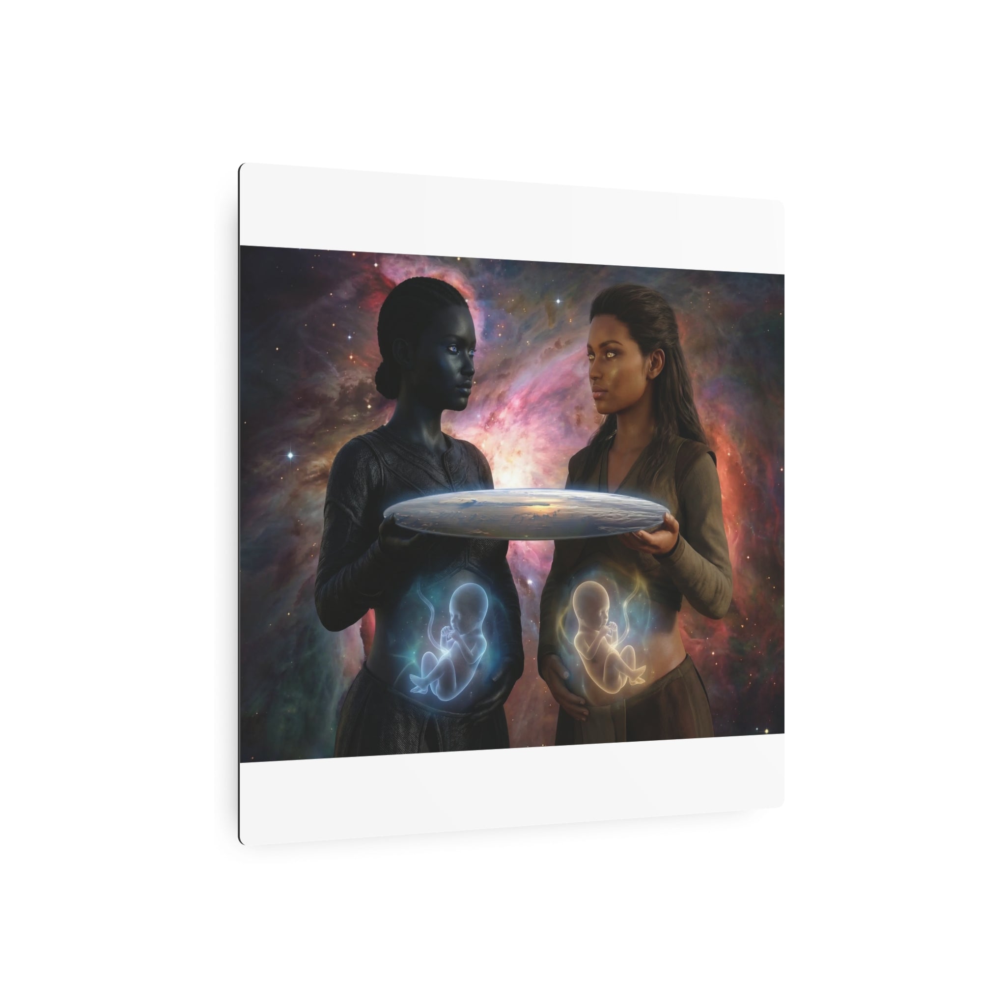 Metal Art Sign — Cosmic Mothers Artwork