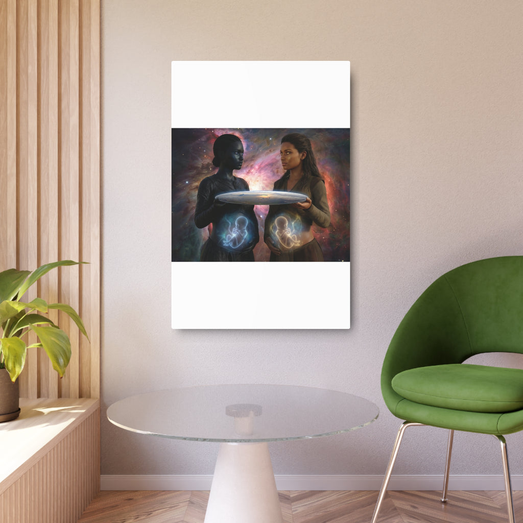 Metal Art Sign — Cosmic Mothers Artwork