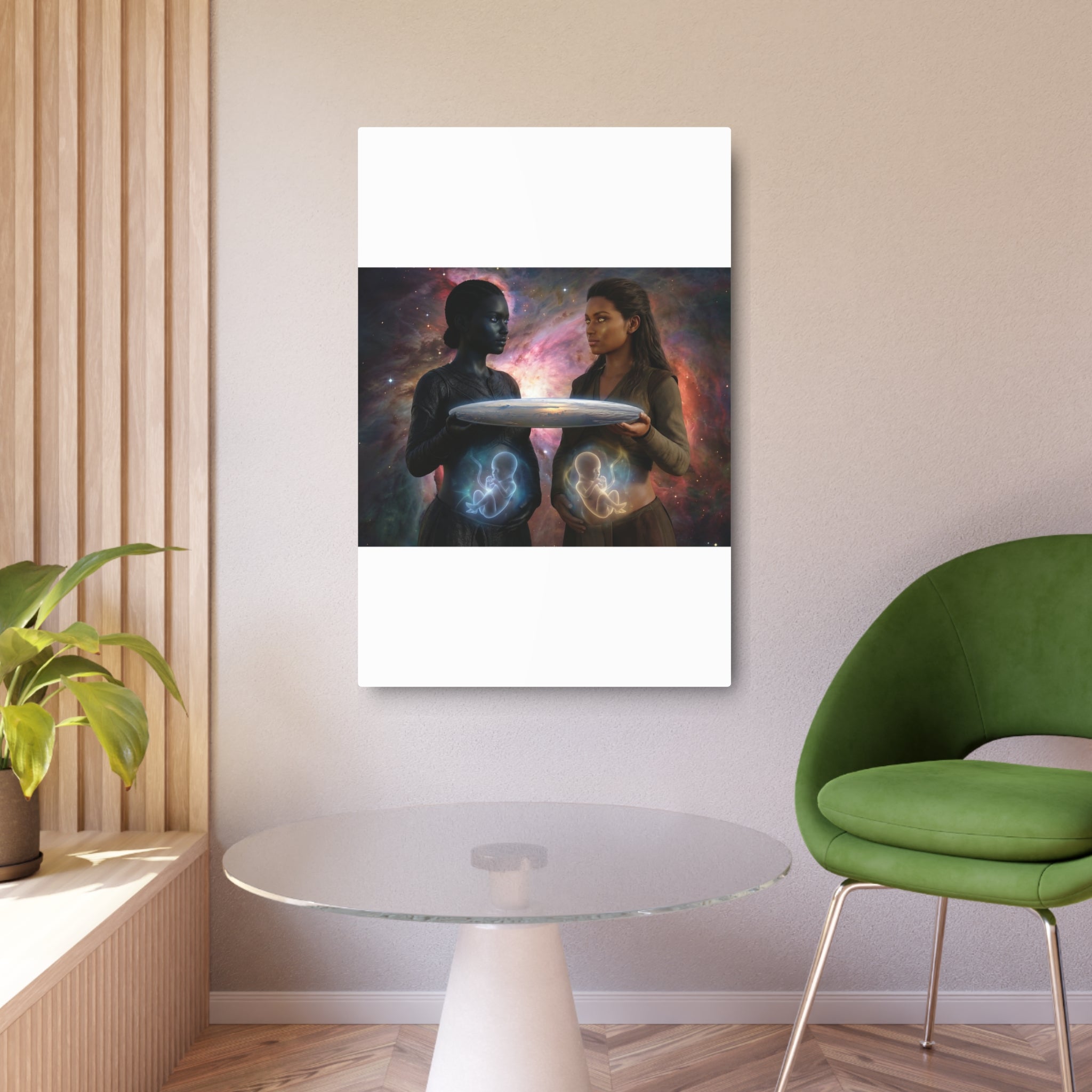Metal Art Sign — Cosmic Mothers Artwork
