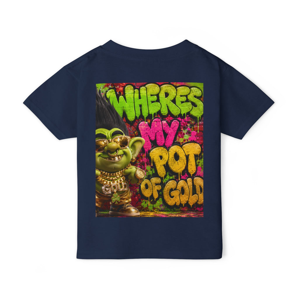 Toddler T-Shirt — "Where's My Pot of Gold" St. Patrick’s Day Troll Tee