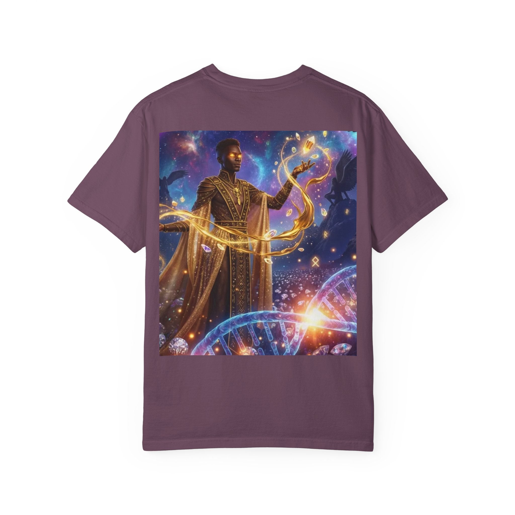 Cosmic Sorcerer T-Shirt — Celestial Magic Art Tee