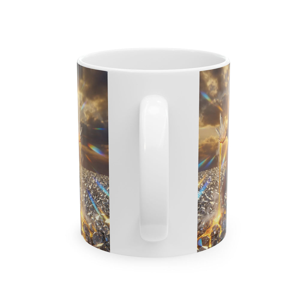 Inspirational Angel & Light Ceramic Mug — Spiritual Faith Coffee Cup (11oz, 15oz)