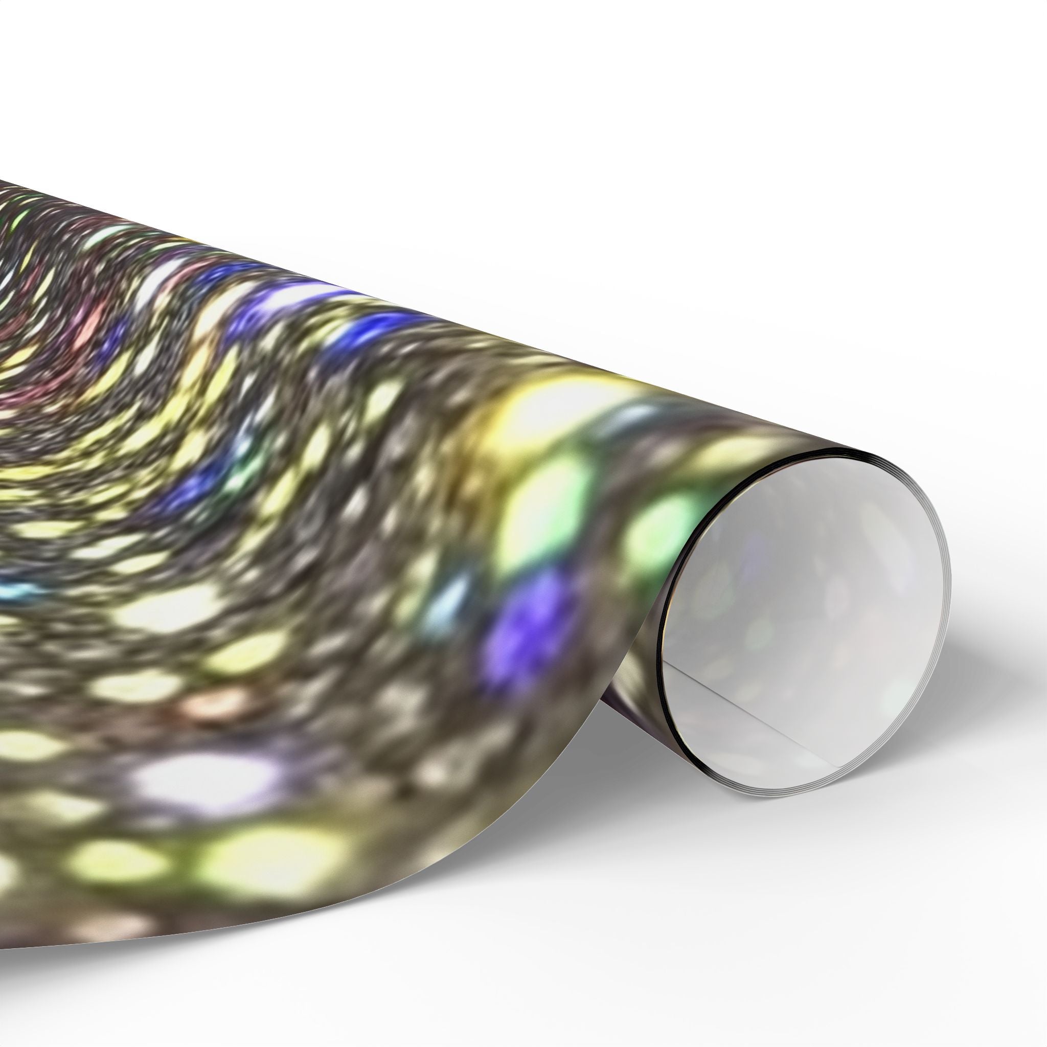 Holographic Heart Confetti Wrapping Paper Roll
