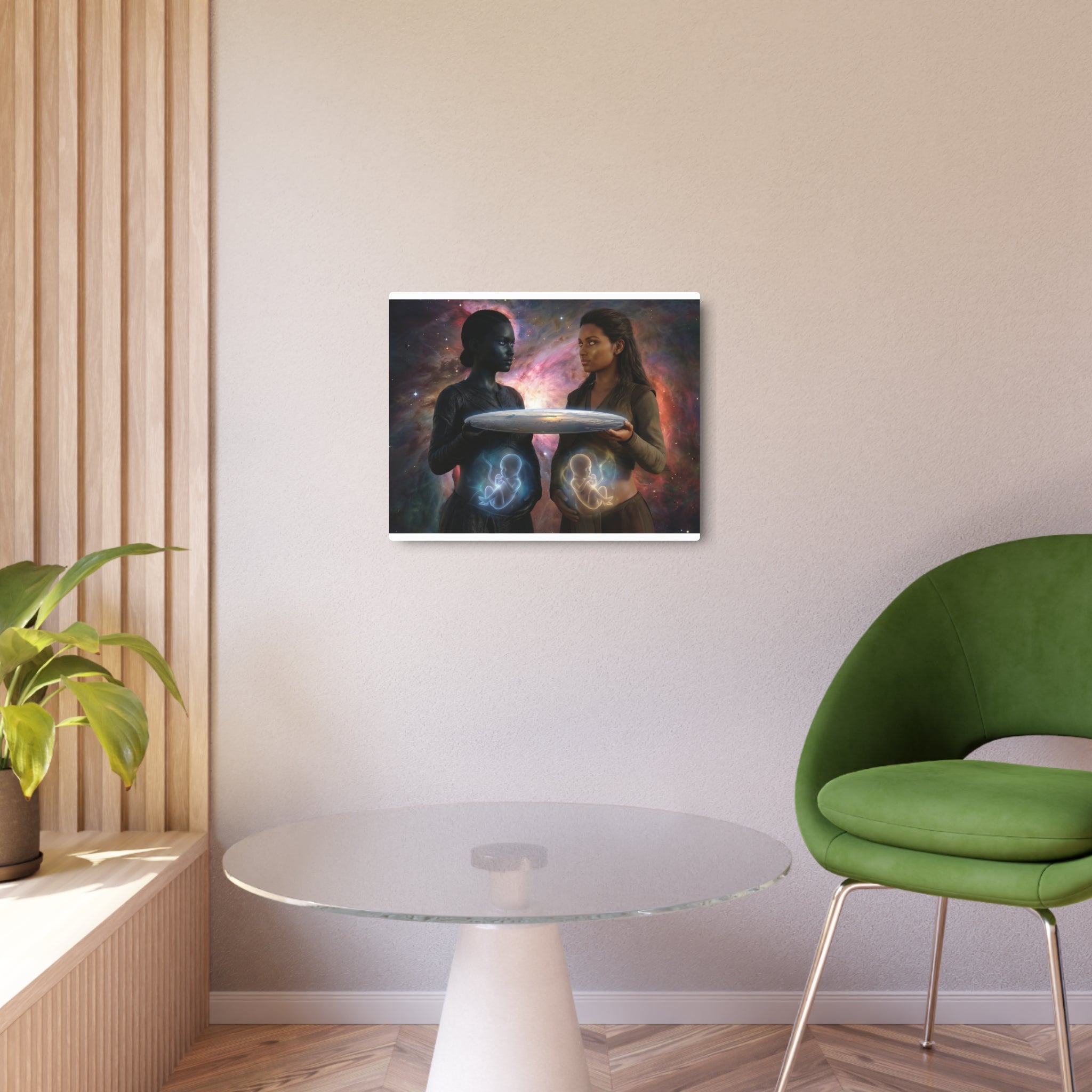 Metal Art Sign — Cosmic Mothers Artwork