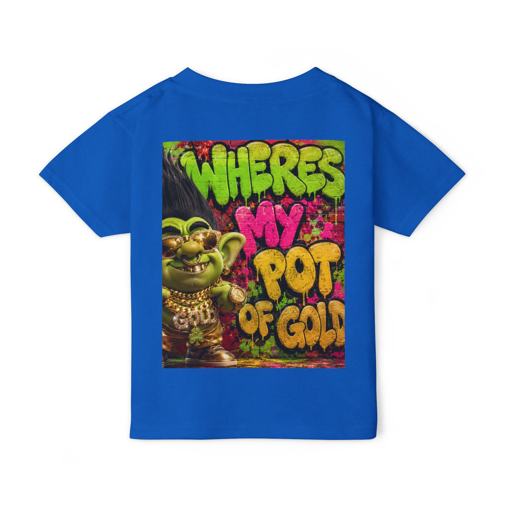 Toddler T-Shirt — "Where's My Pot of Gold" St. Patrick’s Day Troll Tee