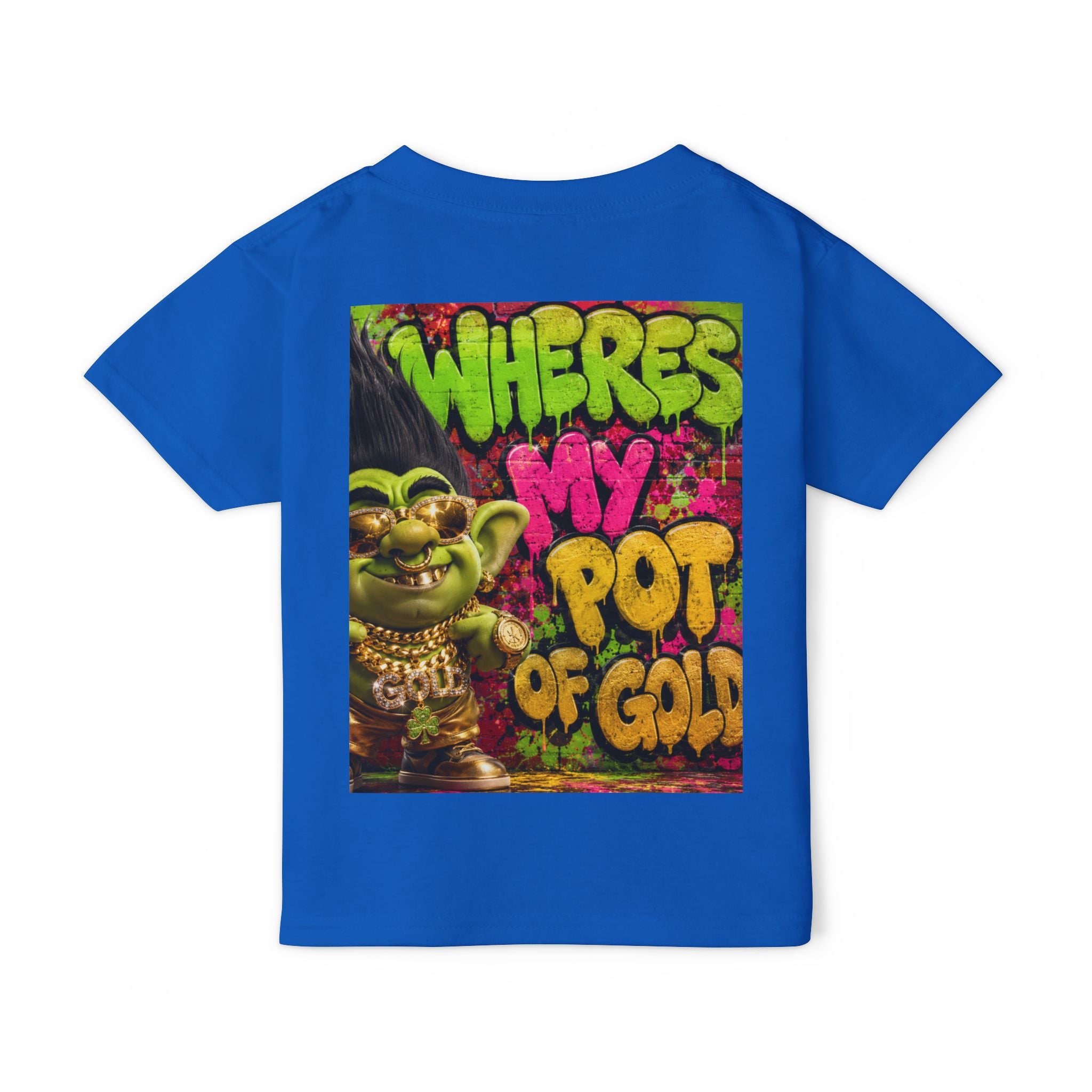 Toddler T-Shirt — "Where's My Pot of Gold" St. Patrick’s Day Troll Tee