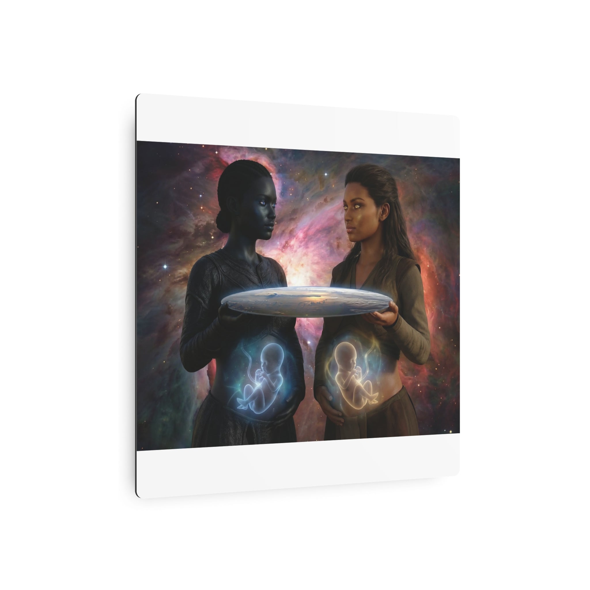 Metal Art Sign — Cosmic Mothers Artwork
